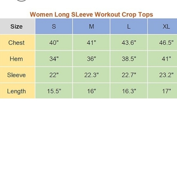 Bestisn Long Sleeve Crop Sweatshirt Top with Thumb Hole Blue - Picture 5 of 5